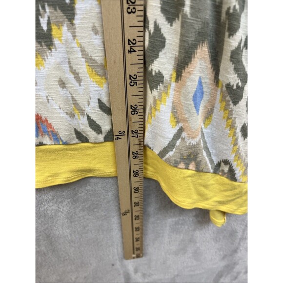 Chico’s Zenergy Top 2 L Colorful Printed Tunic 3/4 Sleeve Aztec Western Tunic - Picture 6 of 6